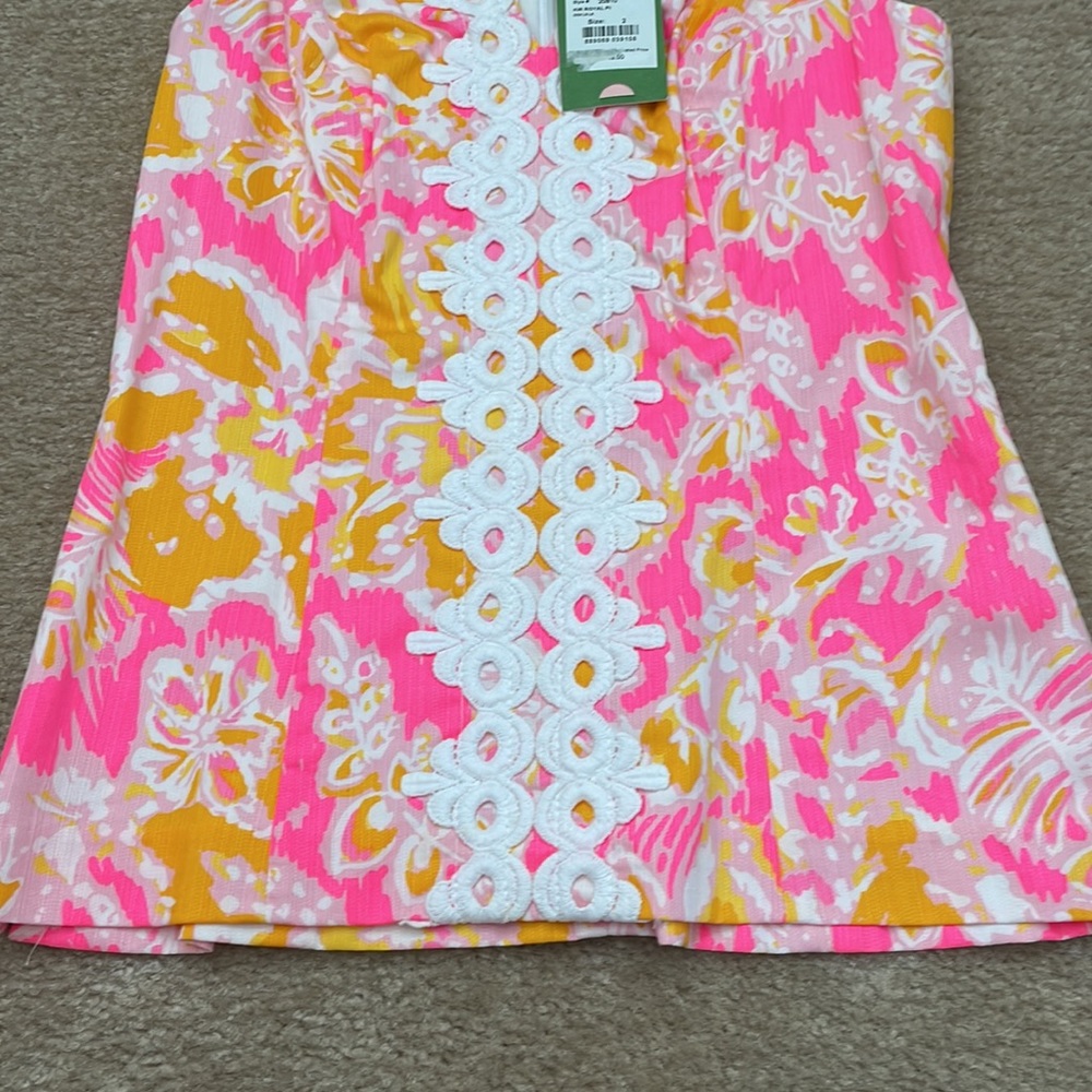 Lilly Pulitzer Magnolia Top Kir Royal View 4